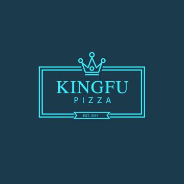 KingFu Pizza Logo Design